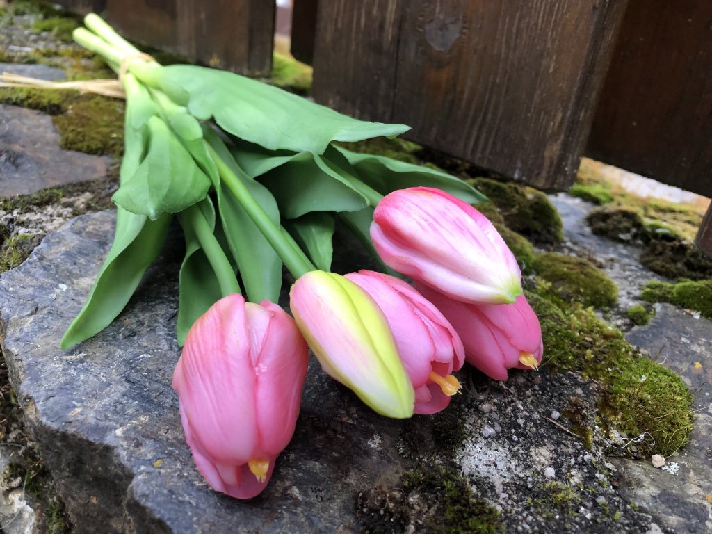 Jak správně upevnit tulipány na jarní věnec